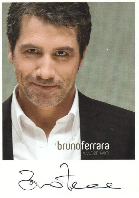 Autogramm Schlager | Bruno FERRARA | 2009 "Amore Mio" (Portrait Color EMI)