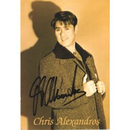 Autogramm Schlager | Chris ALEXANDROS | 1990er (Portrait SW Seidel)