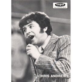 Autogramm Pop | Chris ANDREWS | 1969 "Mit Unserem Glück" (Portrait SW Vogue)