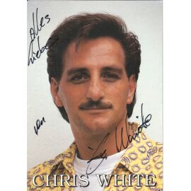 Autogramm Schlager | Chris WHITE | 1999 "Halt Mich Fest" (Portrait Color Fanclub)