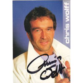 Autogramm Schlager | Chris WOLFF | 2000 "Klarer Fall Von Liebe" (Portrait Color DVT)