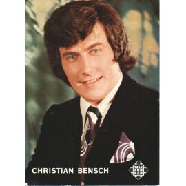 Autogramm Schlager | Christian BENSCH | 1974 "Oh Mama-Mamutschka" (Portrait SW Telefunken)