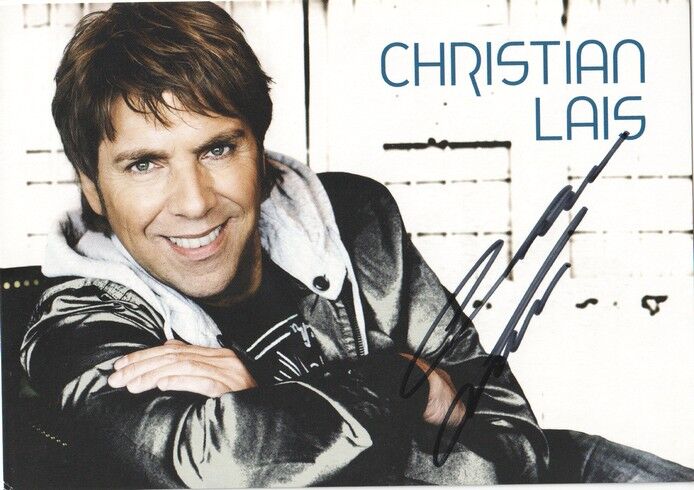Autogramm Schlager | Christian LAIS | 2012 "Neugeborn" (Portrait Color Universal)