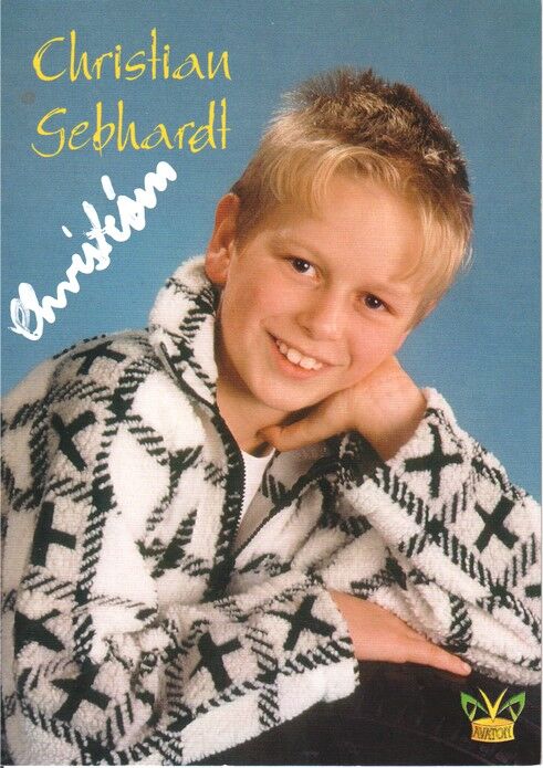 Autogramm Schlager | Christian GEBHARDT | 2000er (Portrait Color) KINDERSTAR