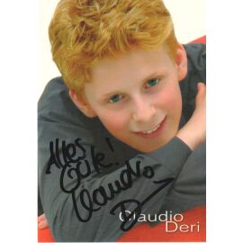 Autogramm Schlager | Claudio DERI | 2003 "Giovanna" (Portrait Color BMG) KINDERSTAR