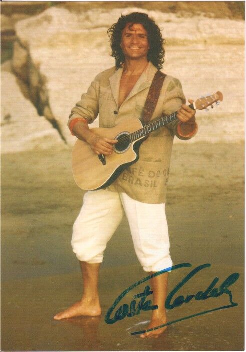 Autogramm Schlager | Costa CORDALIS | 1995 "Die Cordalis-Saga" (Portrait Color Cocorda)