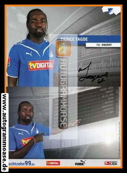 Autogramm Fussball | TSG 1899 Hoffenheim | 2009 | Prince TAGOE
