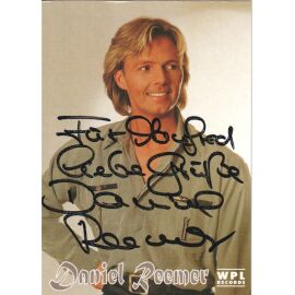 Autogramm Schlager | Daniel REEMER | 2001 "Wenn Das Wörtchen" (Portrait Color WPL)