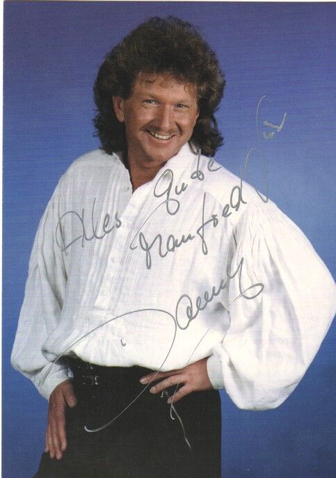 Autogramm Schlager | Danny BACH | 2000er (Portrait Color Funny)