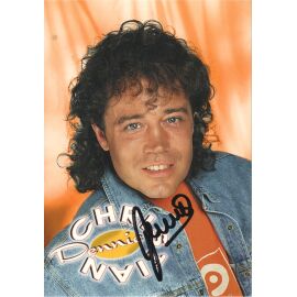 Autogramm Schlager | Dennie CHRISTIAN | 1996 "Warum Nicht Mit Mir" (Portrait Color Koch)