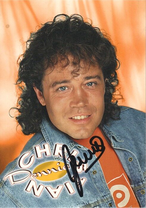 Autogramm Schlager | Dennie CHRISTIAN | 1996 "Warum Nicht Mit Mir" (Portrait Color Koch)