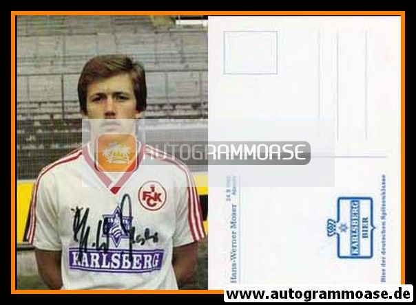Autogramm Fussball | 1. FC Kaiserslautern | 1984 | Hans-Werner MOSER