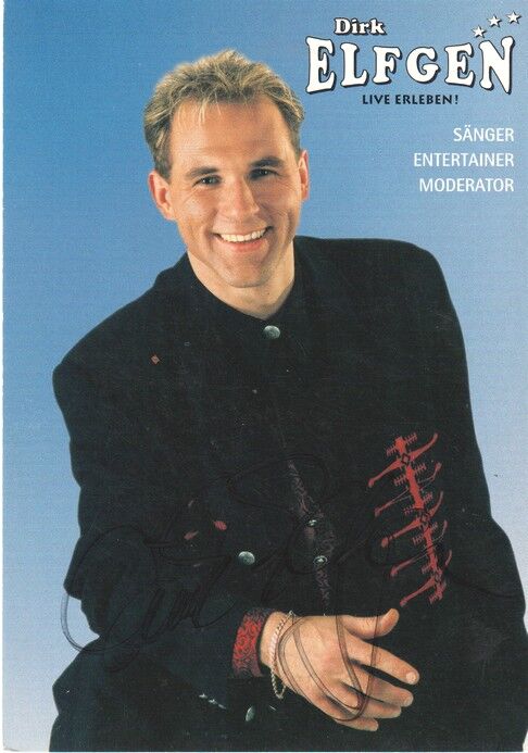 Autogramm Musik | Dirk ELFGEN | 2000er (Portrait Color)