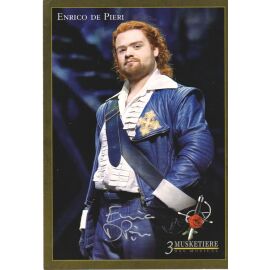 Autogramm Musical | Enrico DE PIERI | 2010er "3 Musketiere" (Bühnenszene Color)