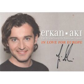 Autogramm Klassik / Pop | Erkan AKI | 2008 "Romantische Weihnachten" (Portrait Color Tour)