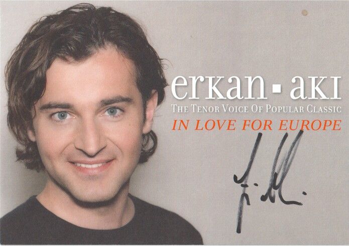 Autogramm Klassik / Pop | Erkan AKI | 2008 "Romantische Weihnachten" (Portrait Color Tour)