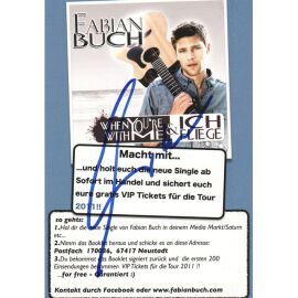 Autogramm Pop | Fabian BUCH | 2001 "When You´re With Me" (Portrait Color Viva)