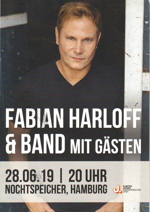 Autogramm Pop | Fabian HARLOFF | 2019 "Auf Dem Land" (Portrait Color AGR)