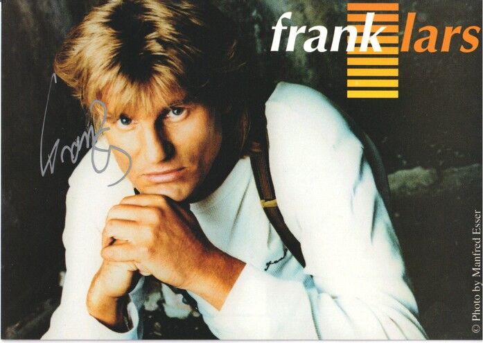 Autogramm Schlager | Frank LARS | 1998 "Müssen Männer" (Portrait Color ETT)