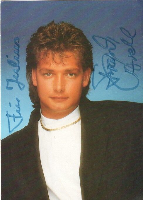 Autogramm Schlager | Frank PAVELL | 1980er (Portrait Color)