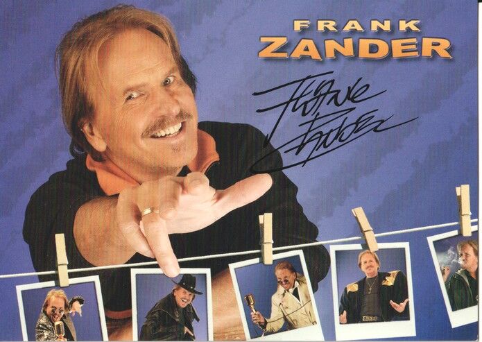 Autogramm Schlager | Frank ZANDER | 2012 "Typisch Wassermann" (Portrait Color CD)