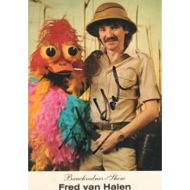 Autogramm Karneval | Fred VAN HALEN | 1990er (Portrait Color mit Aki)