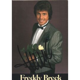 Autogramm Schlager | Freddy BRECK | 1988 "Bianca Rosa" (Portrait Color Bellaphon)