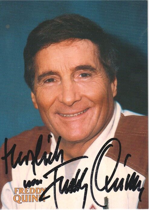Autogramm Schlager | Freddy QUINN | 2000er (Portrait Color) Lebenslauf