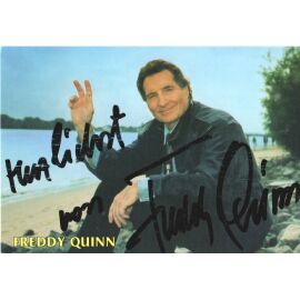 Autogramm Schlager | Freddy QUINN | 1990er (Portrait Color)