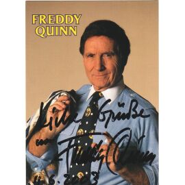 Autogramm Schlager | Freddy QUINN | 2000er (Portrait Color Winkler) Lebenslauf