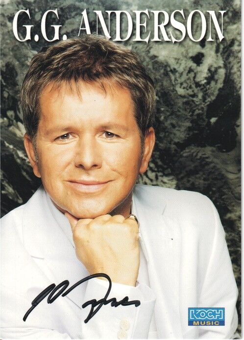 Autogramm Schlager | G. G. ANDERSON | 2001 "Feuer & Flamme" (Portrait Color Koch)