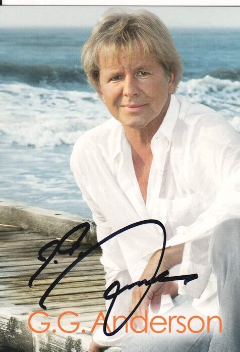 Autogramm Schlager | G. G. ANDERSON | 2008 "Alle Liebe Dieser Welt" (Portrait Color Koch)