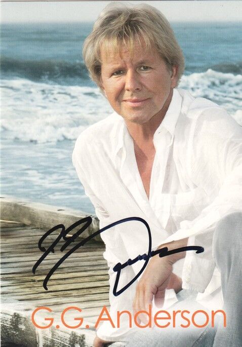 Autogramm Schlager | G. G. ANDERSON | 2008 "Alle Liebe Dieser Welt" (Portrait Color Koch)