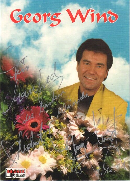 Autogramm Schlager | Georg WIND | 1997 "Alle Herzen Auf" (Portrait Color Bogner)