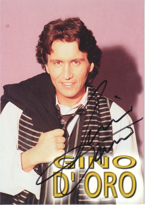 Autogramm Schlager | Gino D´ORO | 1996 "Zurück Zu Dir" (Portrait Color Koch)