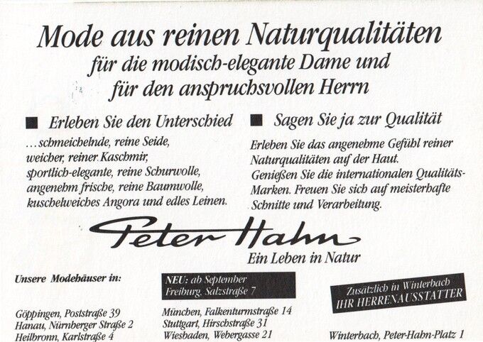 Autogramm Orchester | Gotthilf FISCHER | 1980er (Portrait Color Hahn)