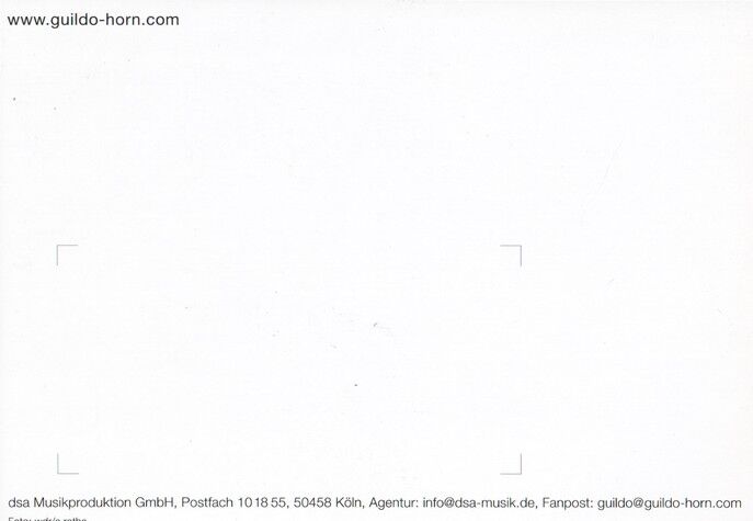 Autogramm Schlager | Guildo HORN | 2000er (Portrait Color dsa)