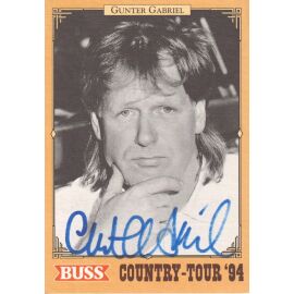 Autogramm Schlager | Gunter GABRIEL | 1994 (Portrait Color BUSS)