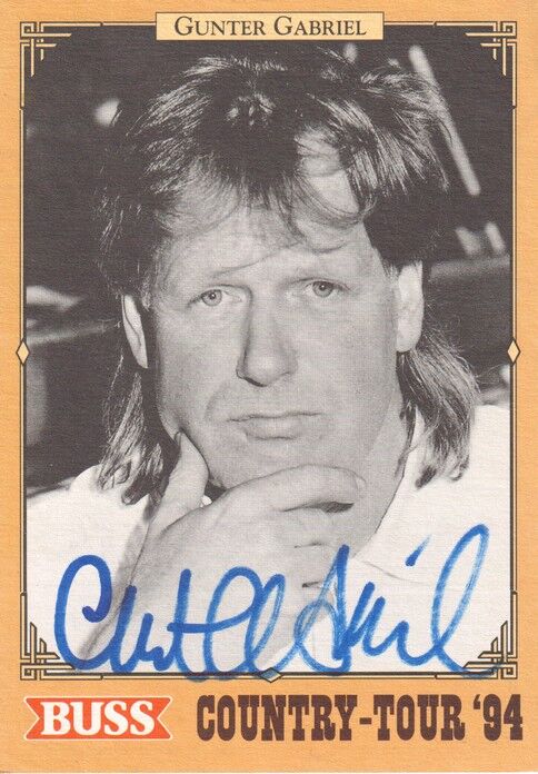 Autogramm Schlager | Gunter GABRIEL | 1994 (Portrait Color BUSS)