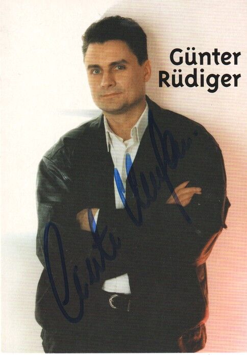 Autogramm Musik | Günter RÜDIGER | 2001 "Sag Es Mir Mündlich" (Portrait Color)