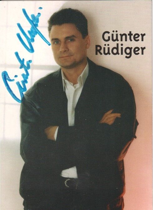 Autogramm Musik | Günter RÜDIGER | 1999 "Mit Einem Schuss Liebe" (Portrait Color)