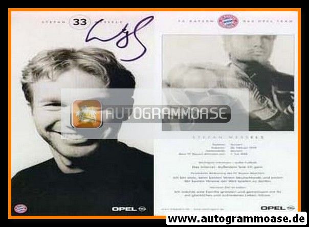 Autogramm Fussball | FC Bayern München | 2001 | Stefan WESSELS