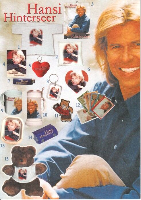 AK Schlager | Hansi HINTERSEER | 1990er (Portrait Color) Fan-Shop