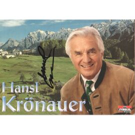 Autogramm Volksmusik | Hansl KRÖNAUER | 2009 "Herrgott" (Portrait Color Tyrolis)