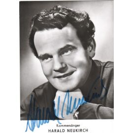 Autogramm Klassik | Harald NEUKIRCH | 1970er (Portrait SW Dettloff)