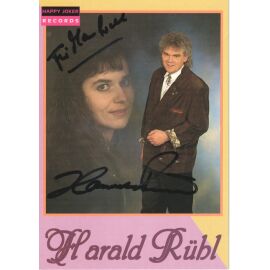 Autogramm Schlager | Harald RÜBL | 1990er "Bettina" (Portrait Color Joker)