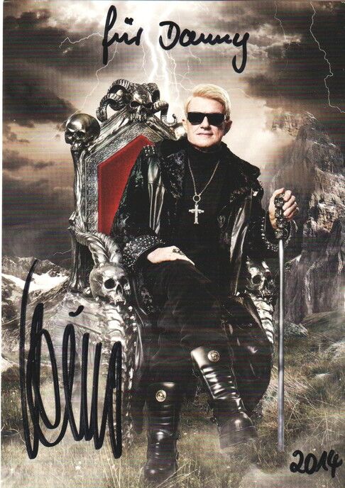 Autogramm Schlager | HEINO | 2014 "Schwarz Blüht Der Enzian" (Portrait Color Starwatch)