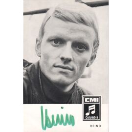 Autogramm Schlager | HEINO | 1968 "Sonne Von Mexico" (Portrait SW EMI)