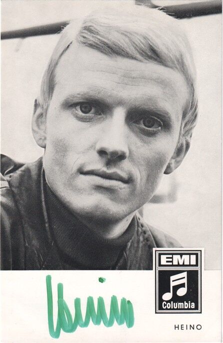Autogramm Schlager | HEINO | 1968 "Sonne Von Mexico" (Portrait SW EMI)