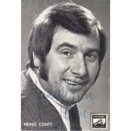 Autogramm Schlager | Heino CONTY | 1970er (Portrait SW Electrola) 3